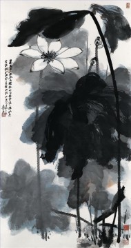 Chang dai chien ロータス 5 繁体字中国語 Oil Paintings